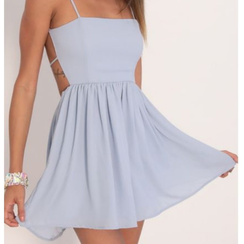 Lucy in the Sky Blue homecoming dress